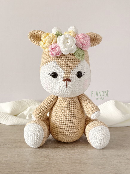 Cerva - Bichinhos da Floresta Amigurumi