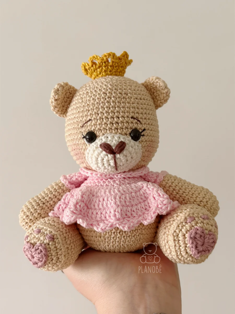 Ursinha Princesa - Amigurumi - Imagem 2