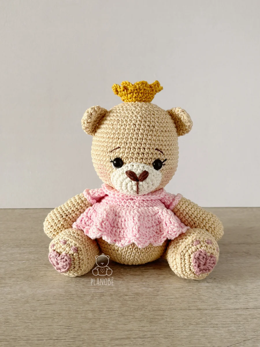 Ursinha Princesa - Amigurumi - Imagem 4