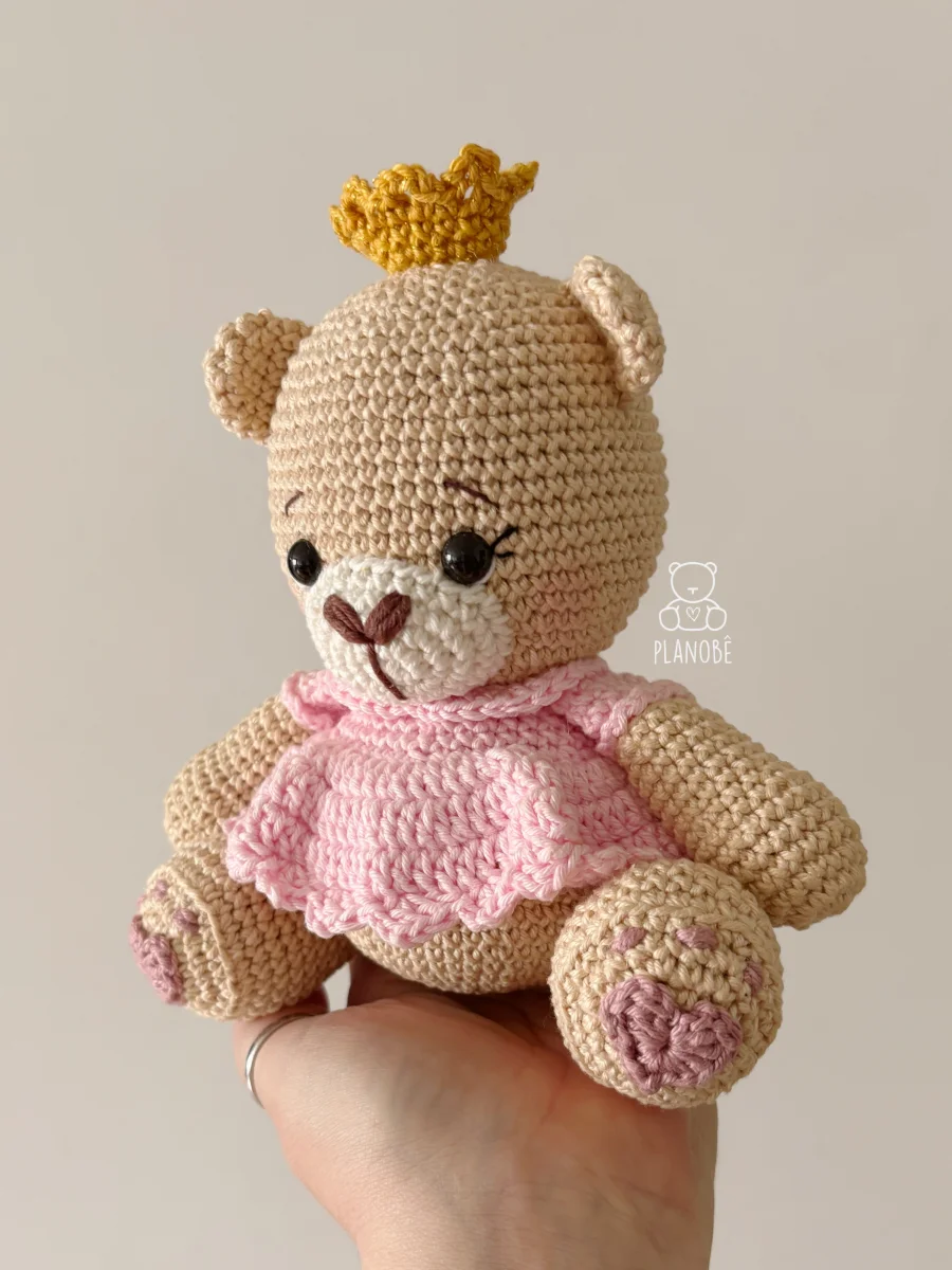Ursinha Princesa - Amigurumi - Imagem 3