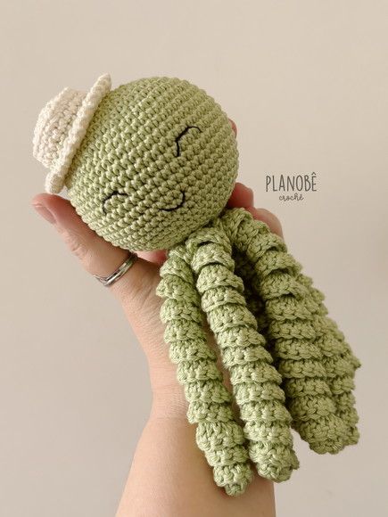 Polvo Soninho Amigurumi - Imagem 3