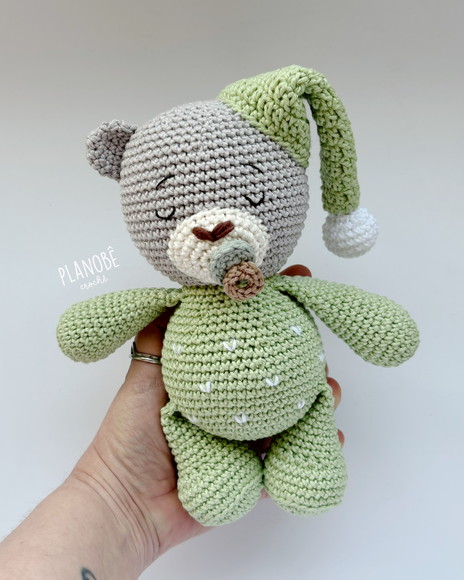 Urso Soninho - Amigurumi