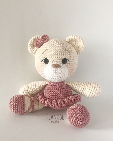 Ursinha Bailarina Amigurumi
