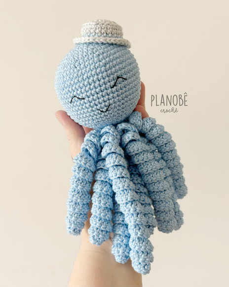 Polvo Soninho Amigurumi - Imagem 2