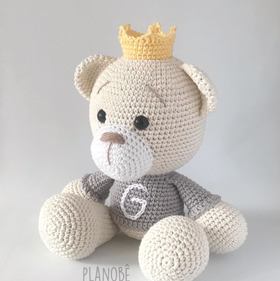 Ursinho Teddy Real [Natural] - Amigurumi