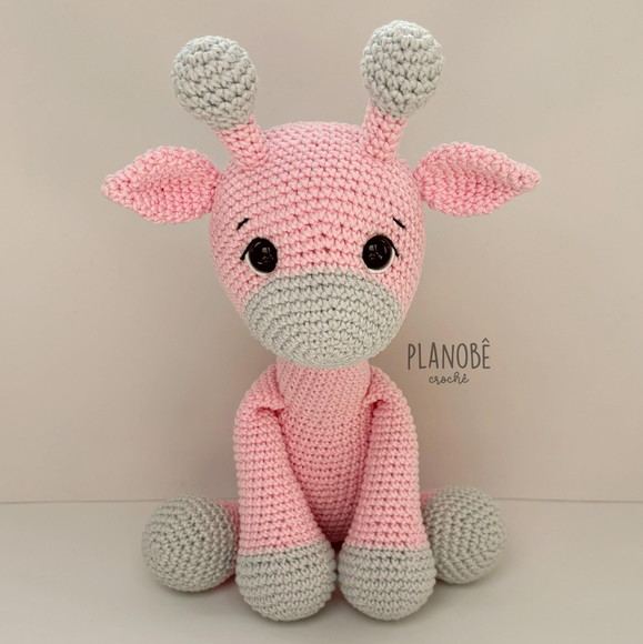 Girafa Gigi Rosa - Amigurumi - Imagem 2