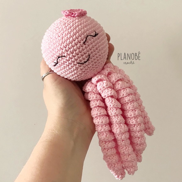 Polvo Soninho Amigurumi