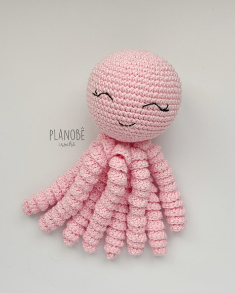 Polvo Soninho Amigurumi - Imagem 5