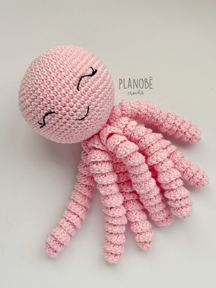 Polvo Soninho Amigurumi - Imagem 4