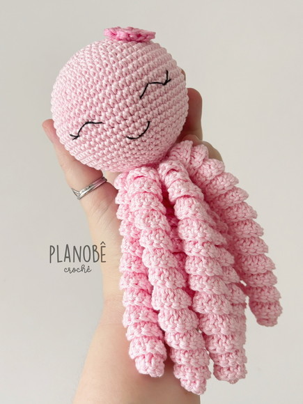 Polvo Soninho Amigurumi - Imagem 2