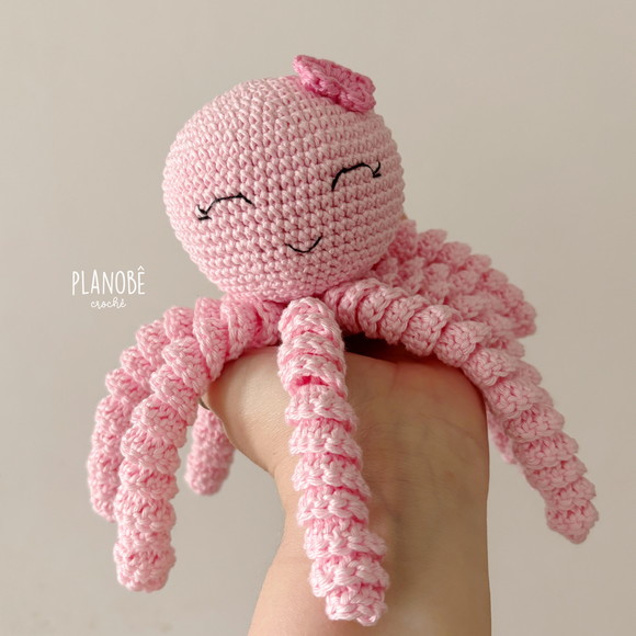 Polvo Soninho Amigurumi - Imagem 3