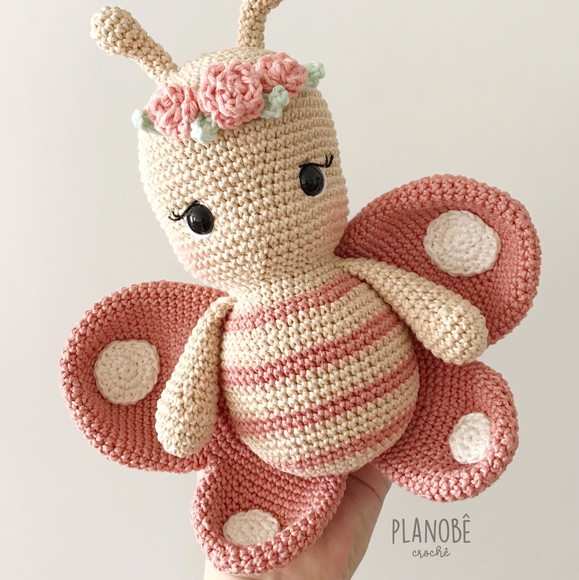 Borboleta Bibi Listrada - Amigurumi