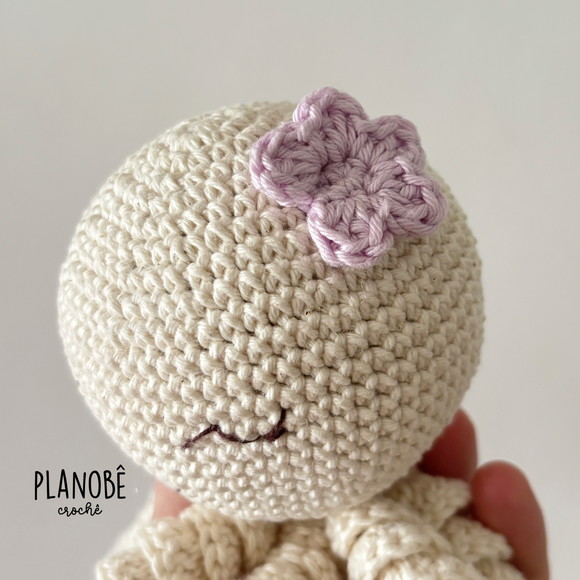 Polvo Soninho Amigurumi - Imagem 3