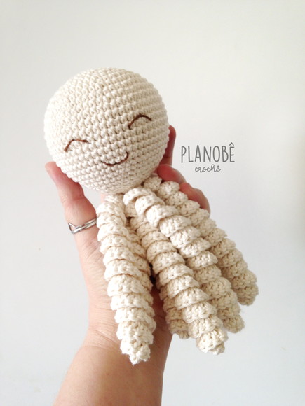 Polvo Soninho Amigurumi - Imagem 2