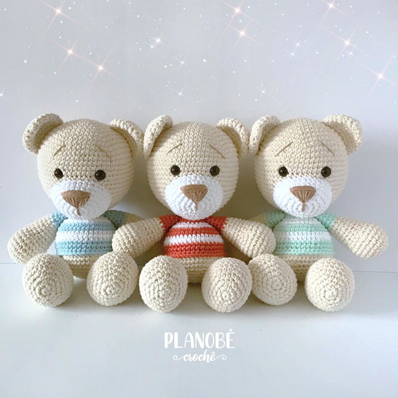 Ursinho Teddy Baby com Camiseta - Amigurumi - Imagem 2