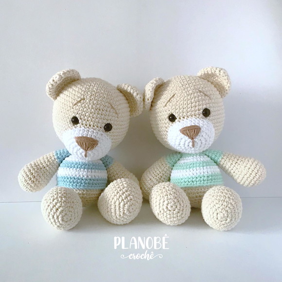 Ursinho Teddy Baby com Camiseta - Amigurumi - Imagem 3
