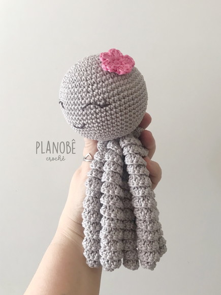 Polvo Soninho - Amigurumi - Imagem 3