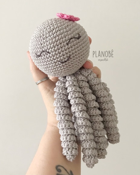 Polvo Soninho - Amigurumi - Imagem 4