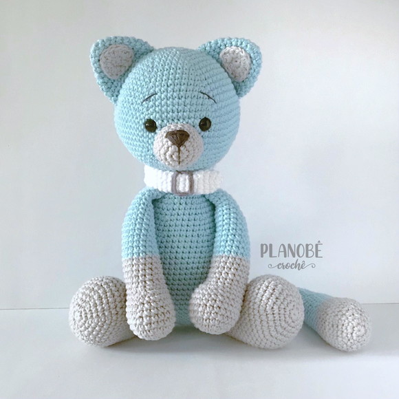 Gatinho Blue - Amigurumi