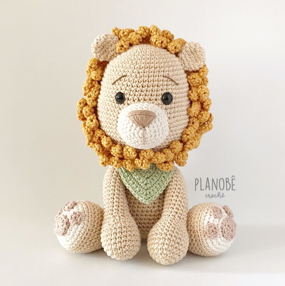 Leão Safari - Amigurumi - Imagem 3