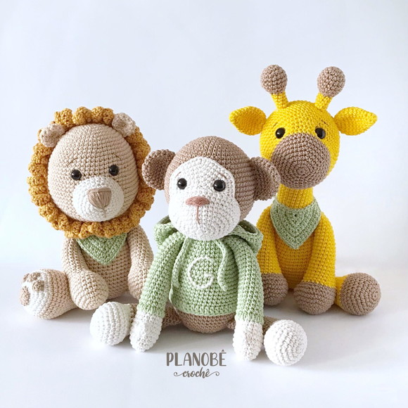 Leão Safari - Amigurumi - Imagem 5