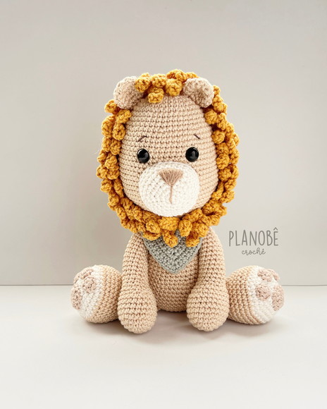 Leão Safari - Amigurumi - Imagem 2