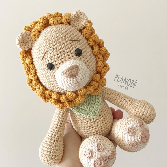 Leão Safari - Amigurumi - Imagem 4