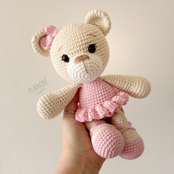 Ursinha Bailarina Amigurumi