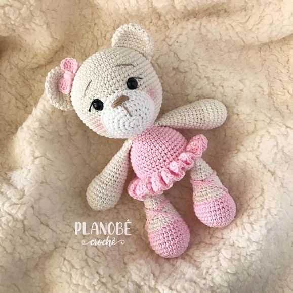 Ursinha Bailarina Amigurumi - Imagem 3