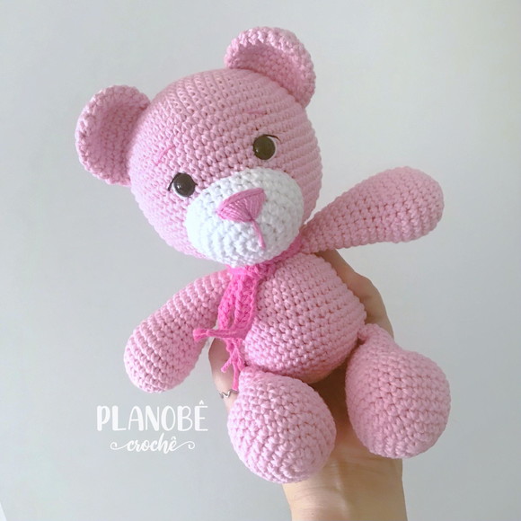 Ursinha Lilly Baby Rosa - Amigurumi - Imagem 2