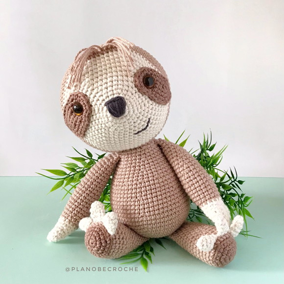 Preguiça Amigurumi - Imagem 2
