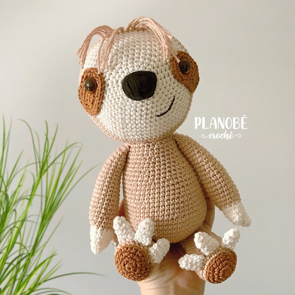 Preguiça Amigurumi