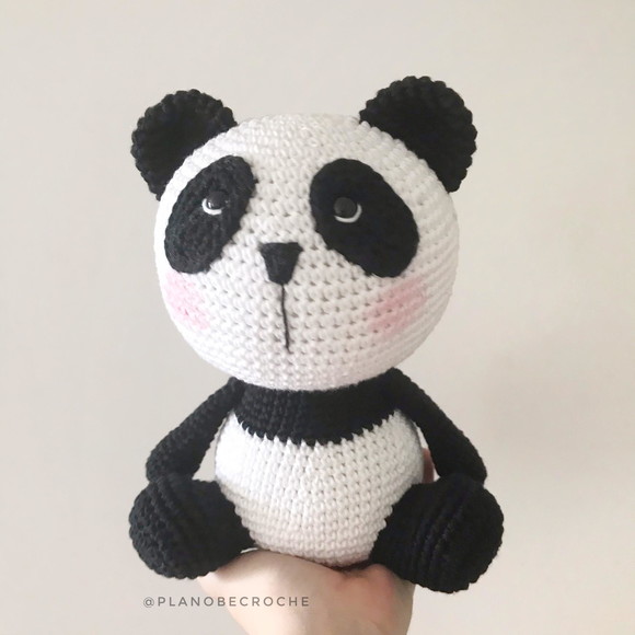 Ursinho Panda - Amigurumi - Imagem 5
