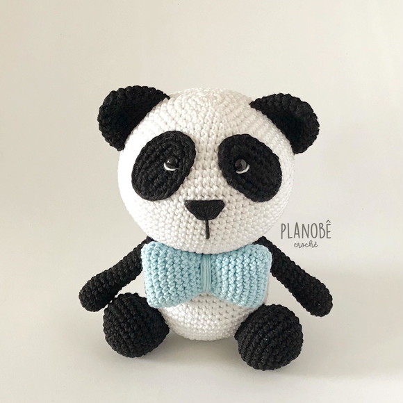 Ursinho Panda - Amigurumi - Imagem 3