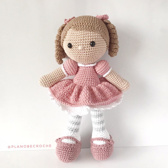 Boneca Mary Amigurumi Crochê