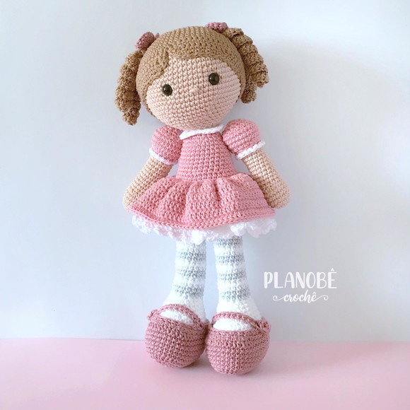 Boneca Mary Amigurumi Crochê - Imagem 3