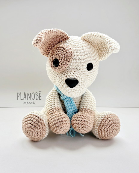 Cachorrinho Jack [natural] - Amigurumi