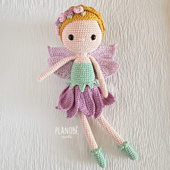 Boneca Fada Amigurumi - Imagem 2