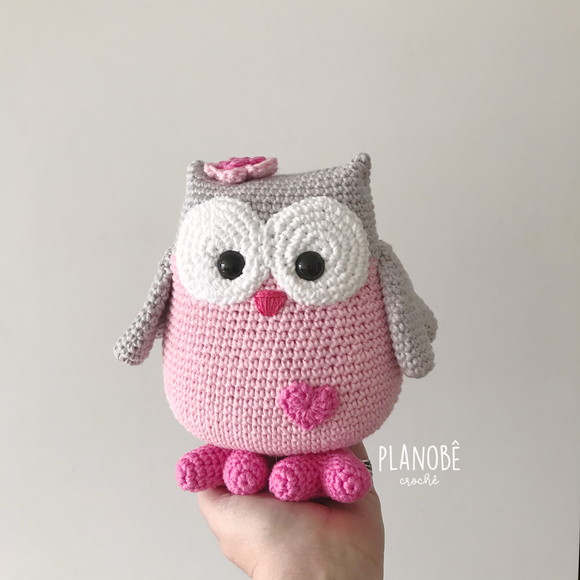 Coruja Mamãe Amigurumi - Imagem 3