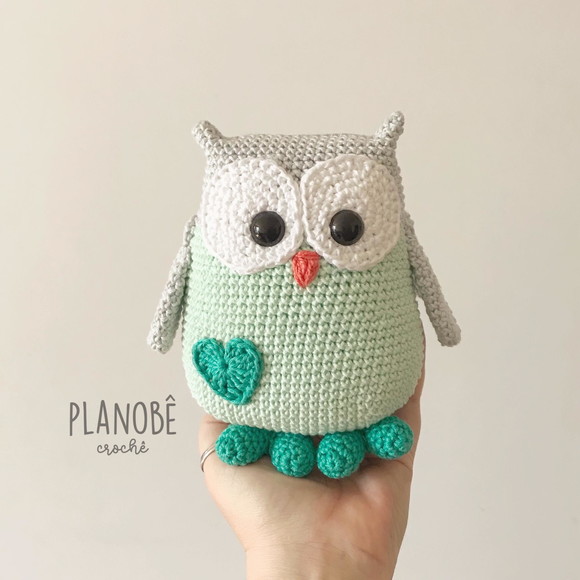 Coruja Mamãe Amigurumi - Imagem 2