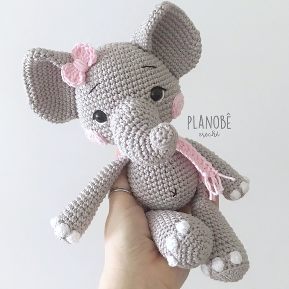 Elefante Cloudy - Amigurumi - Imagem 2