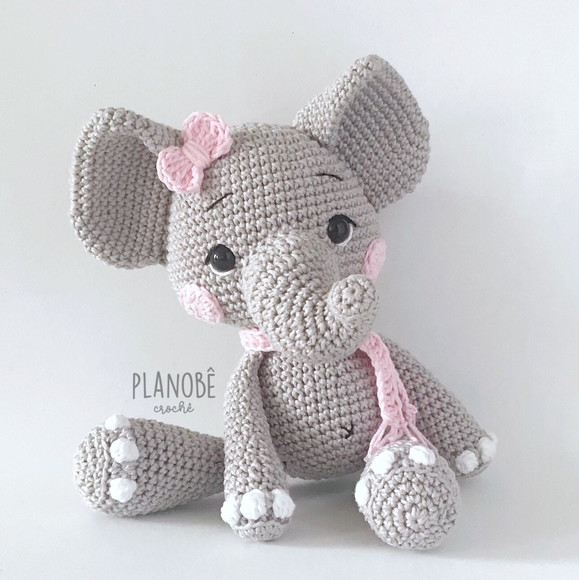 Elefante Cloudy - Amigurumi
