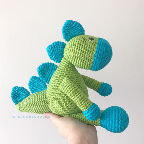 Dinossauro Amigurumi