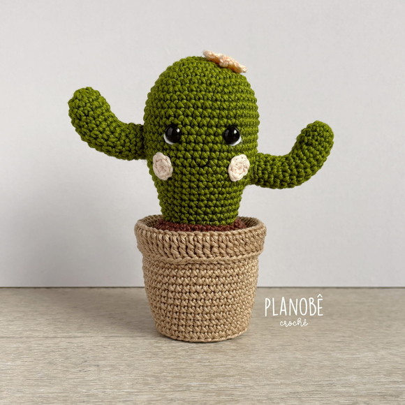 Vaso de Cacto - Amigurumi - Imagem 4