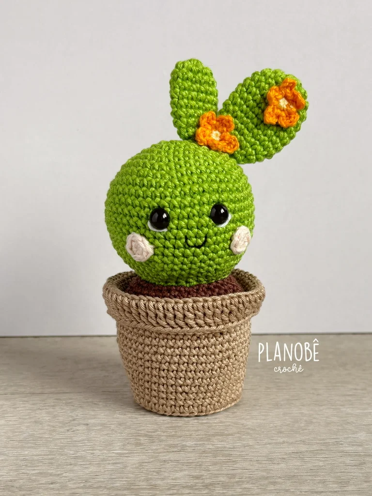 Vaso de Cacto - Amigurumi - Imagem 5