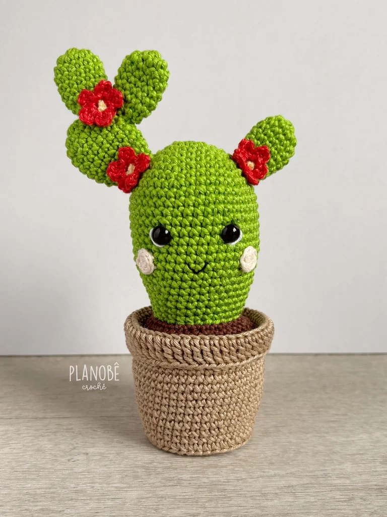 Vaso de Cacto - Amigurumi - Imagem 2