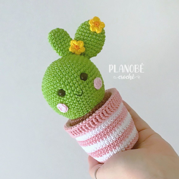 Vaso de Cacto - Amigurumi - Imagem 6