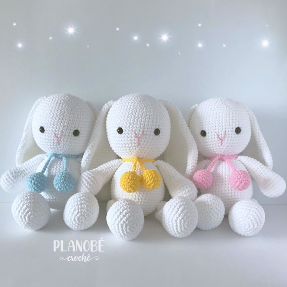 Coelho Branco - Amigurumi - Imagem 2