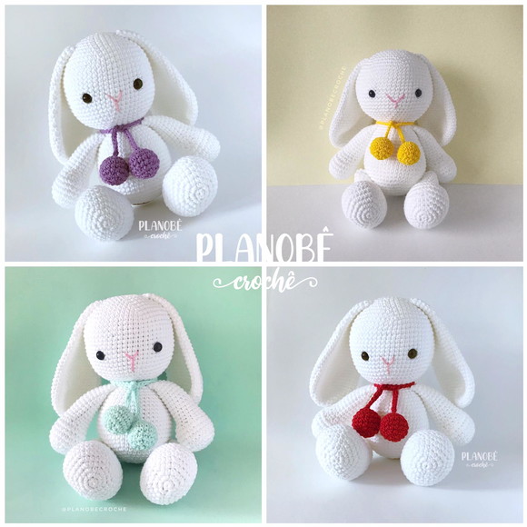 Coelho Branco - Amigurumi - Imagem 6