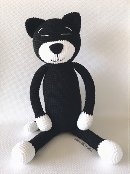 Gato Amineko Amigurumi - Imagem 1